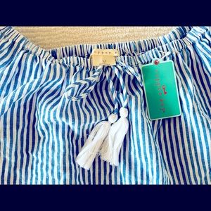 Copper Key size L blue and white summer, casual dress